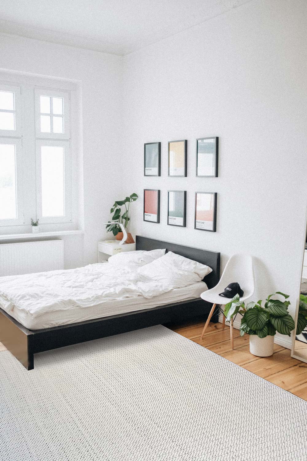 NATURAL loop pile carpet, natural white 285