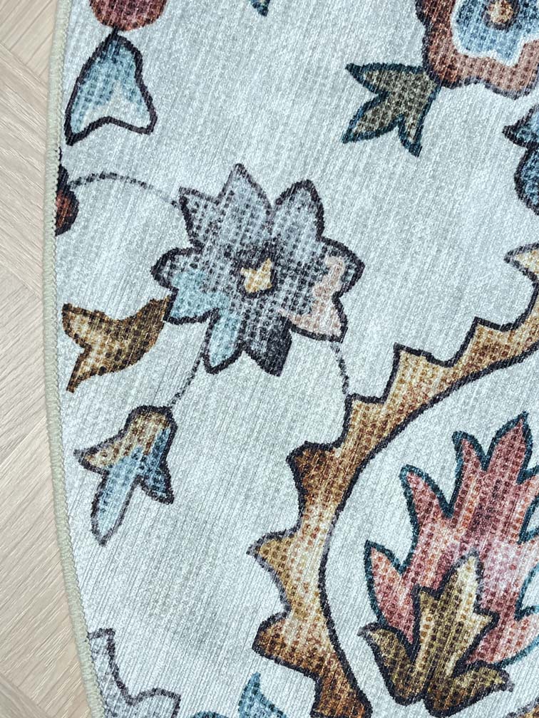 שטיח ליסבון פרחוני עגול 211 | LISBON