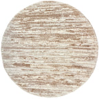 Nordic round rug Serena 317 beige | SERENA