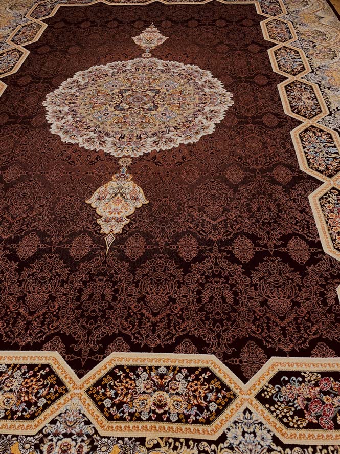 שטיח טהרן 629 בז'/אדום | TEHRAN