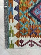 Kilim carpet 664 colorful 201*158 | KILIM