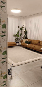 Looped rug frame 341 beige | COZY