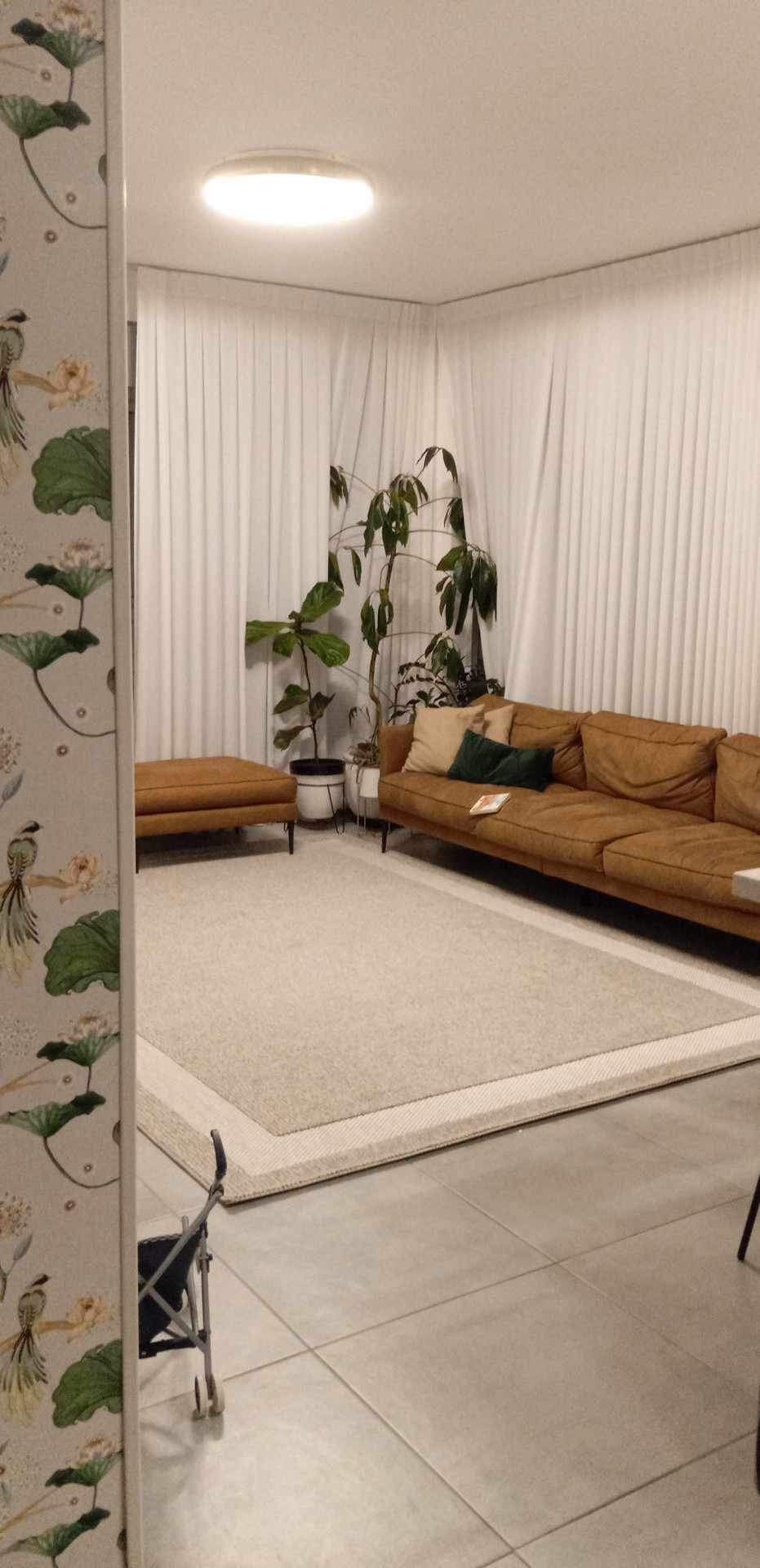 Looped rug frame 341 beige | COZY