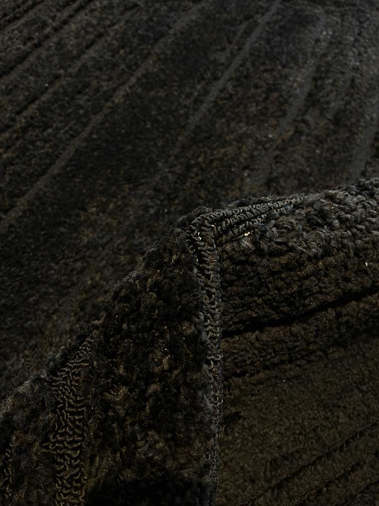 Soft 219 Black Round Rug | SOFT