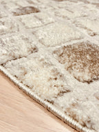 Nordic round rug Serena 317 02 beige | SERENA