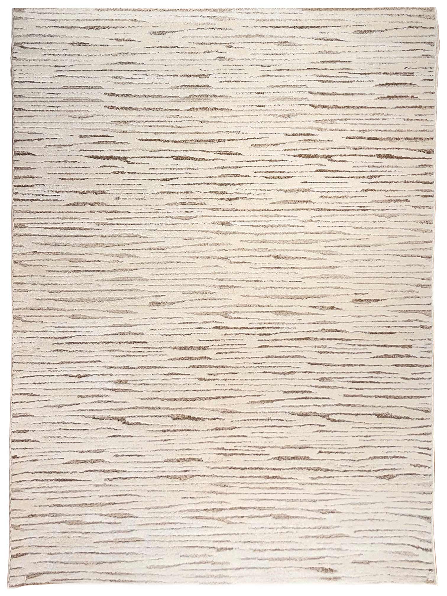 Loren Carpet 28 Cream/Brown | LOREN