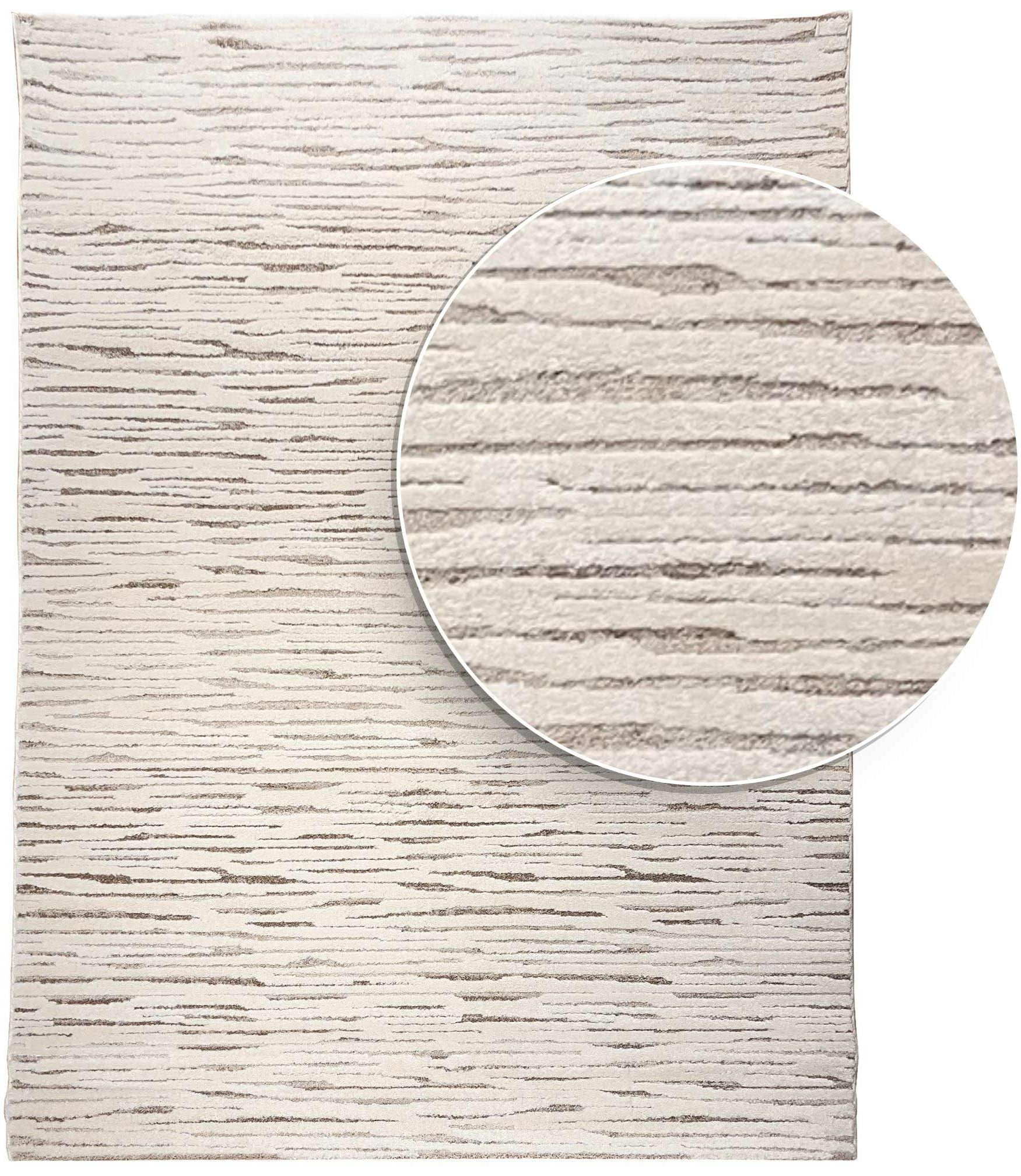 Loren Carpet 28 Cream/Brown | LOREN