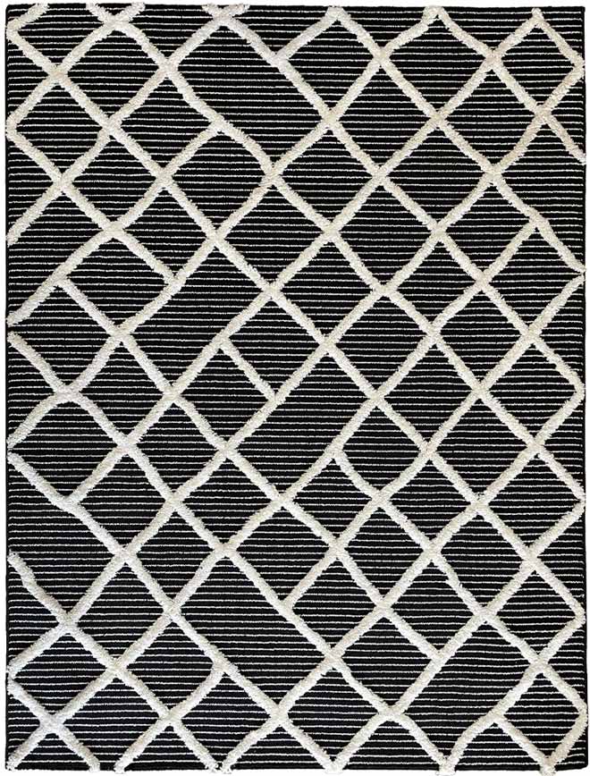 שטיח ורונה שחור/לבן 267