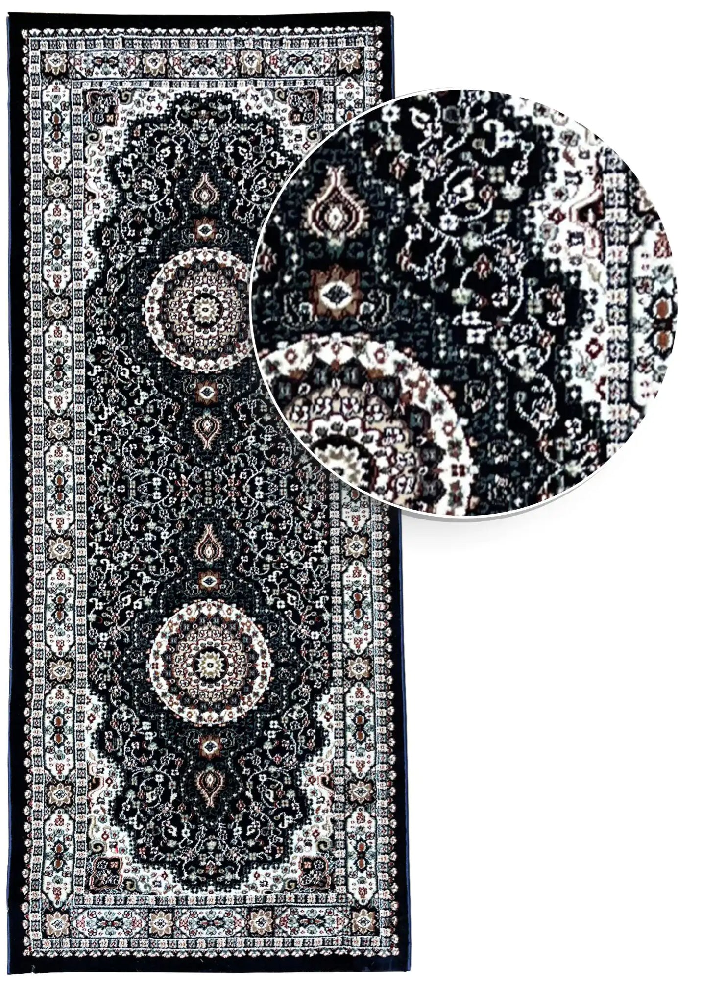 שטיח פלורה ראנר 620 כחול כהה | FLORA