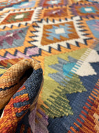 שטיח קילים 663 כתום/צבעוני 177*102 | KILIM