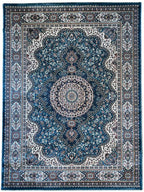 שטיח פלורה תכלת 621 | FLORA