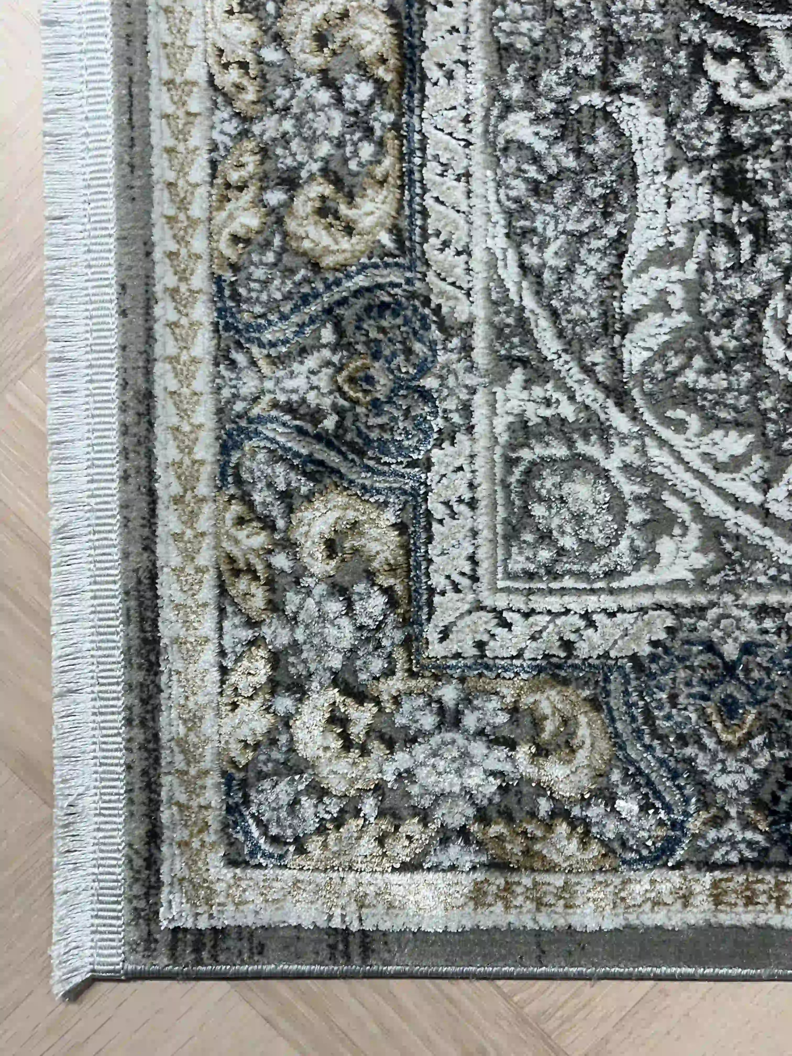 Boutique Carpet 416 01 Grey/Gold/Blue | BOUTIQUE