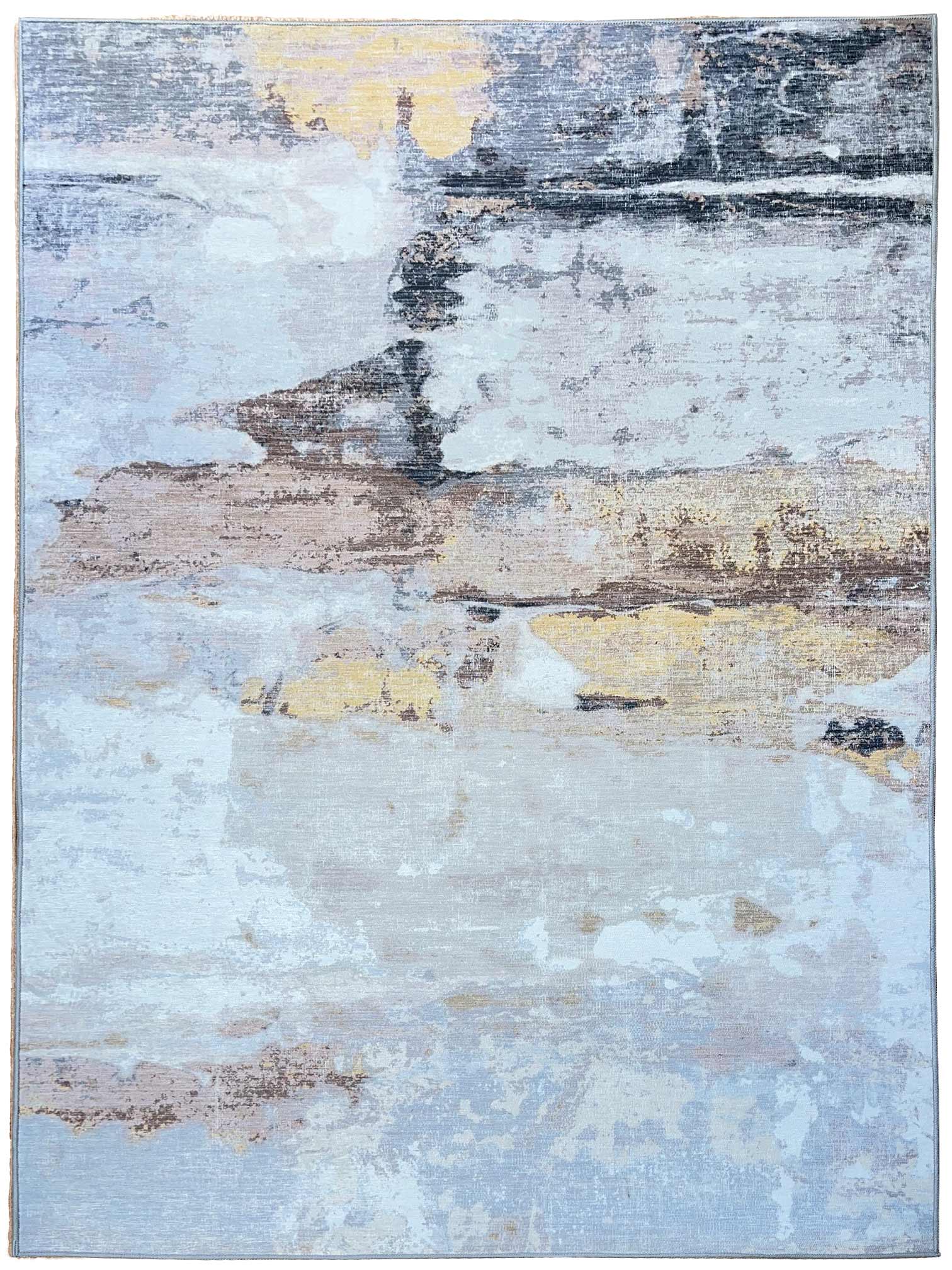 שטיח מודפס רימיני 700 צהוב