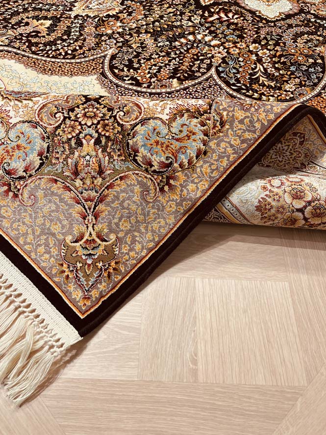 Tehran Carpet 634 Beige/Black | TEHRAN