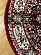 שטיח פלורה עגול 235 אדום | FLORA