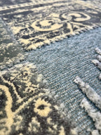 שטיח וינטג' סקיי 444 אפור/תכלת | SKY