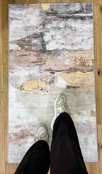 שטיח מודפס רימיני 700 צהוב