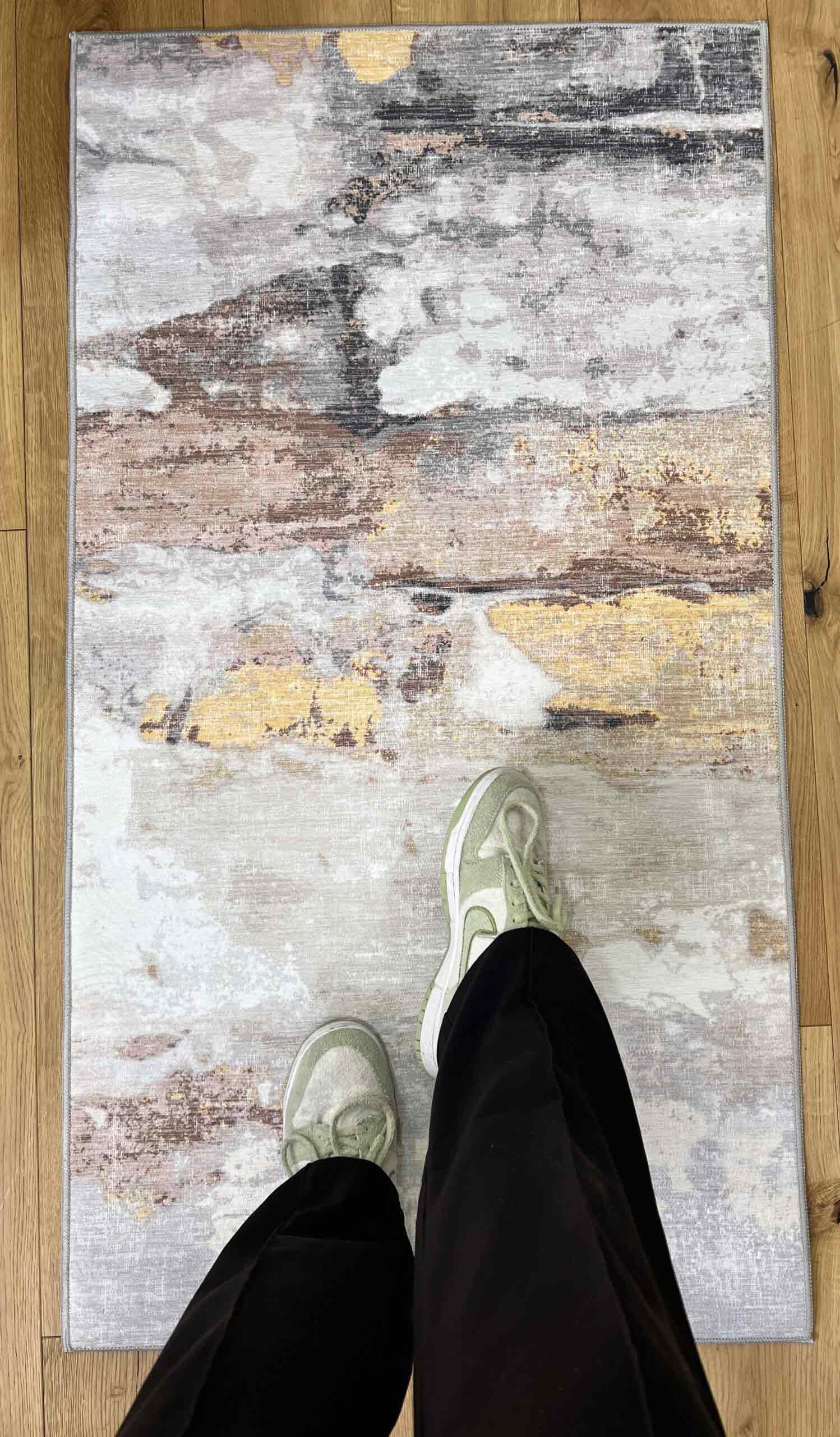 שטיח מודפס רימיני 700 צהוב