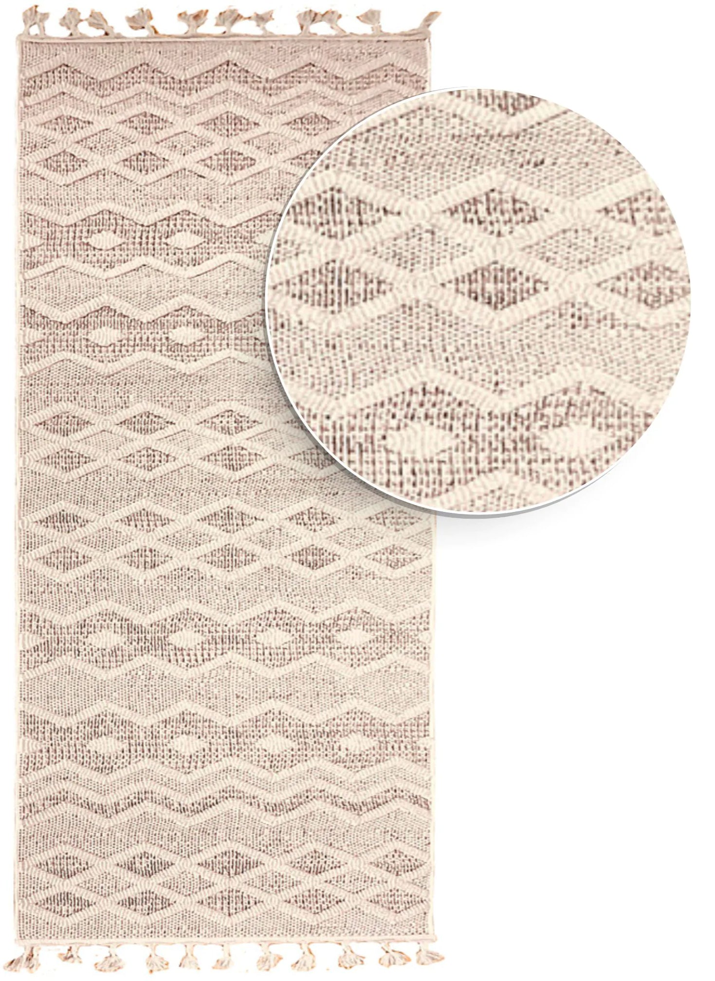 שטיח לולאות ראנר 03 בז' | CREATION