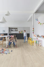 Impressive laminate flooring, polished oak, beige 1857 Quick step Impressive