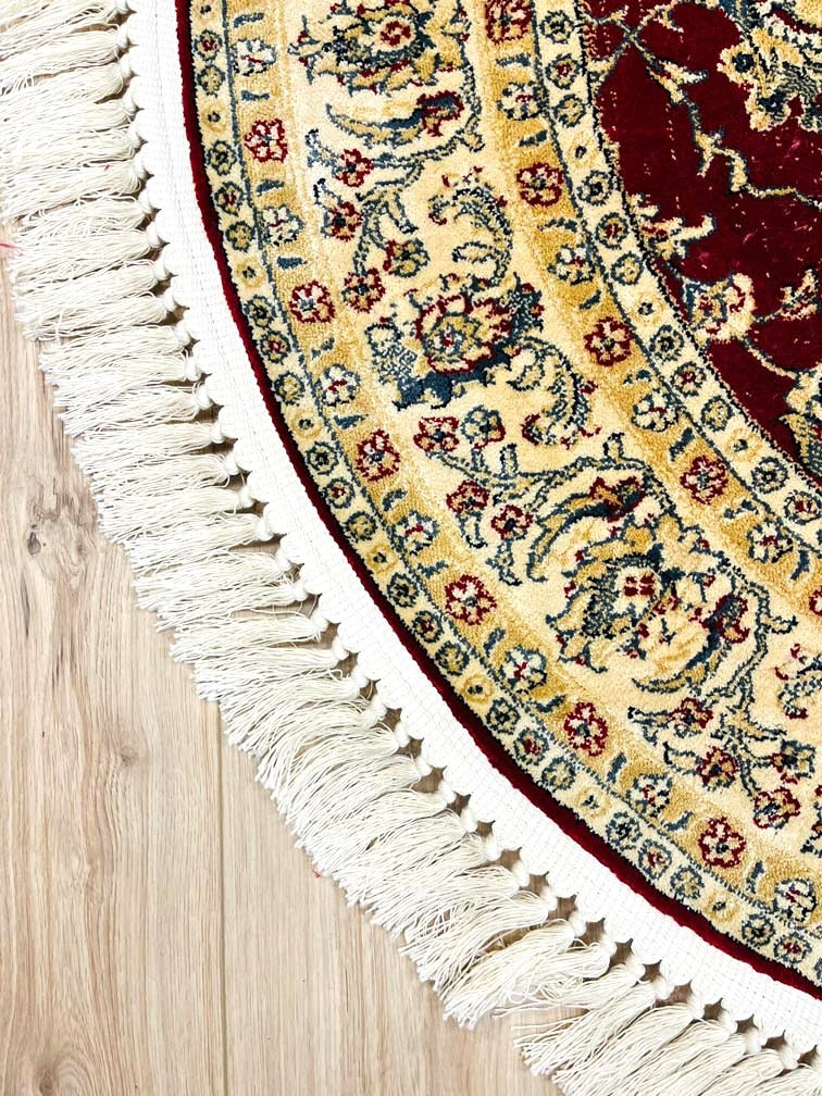 Classic Oval Carpet Red 604