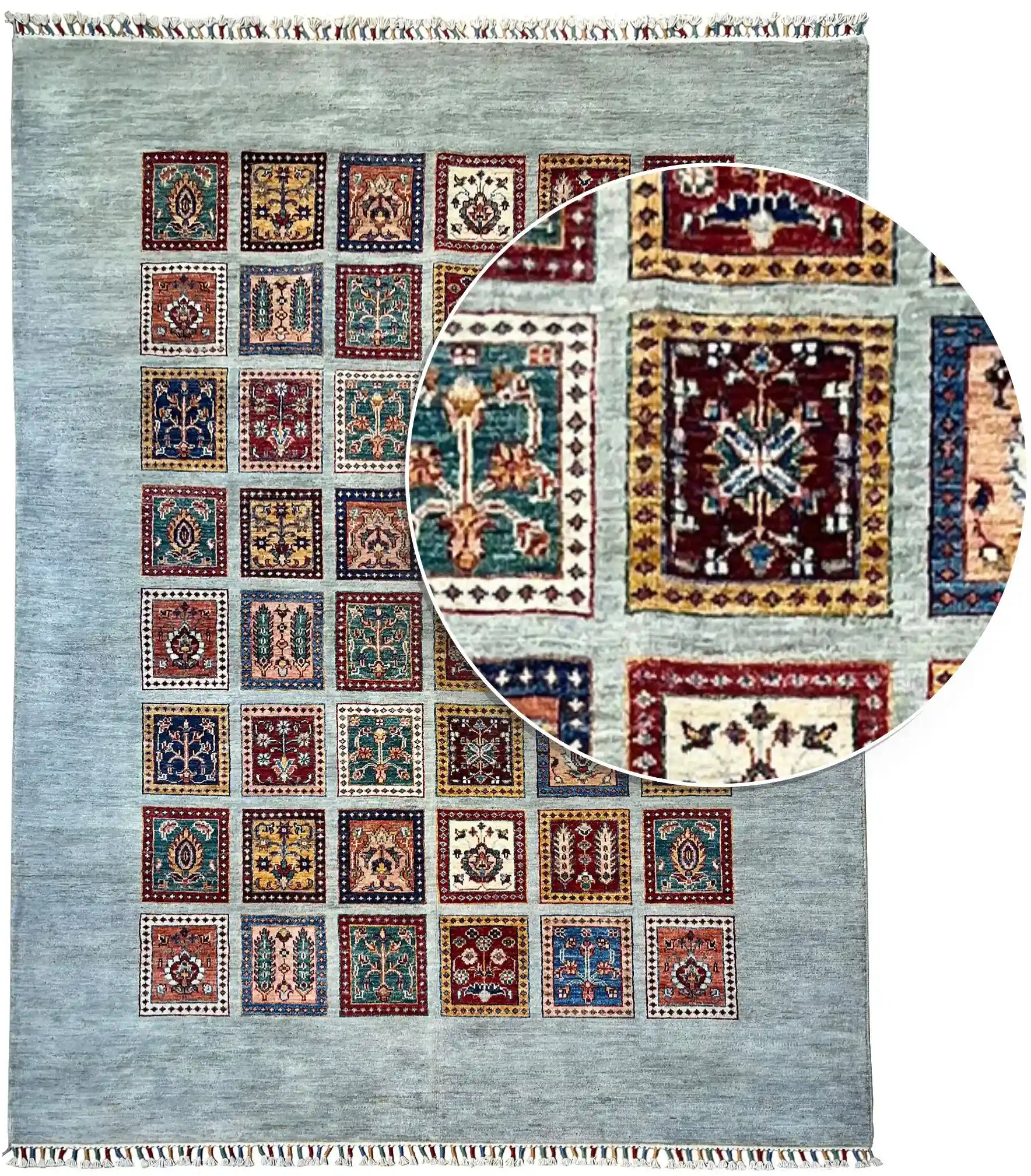 שטיח סראפי 652 02 כחול/צבעוני 238*168 | SERAPI