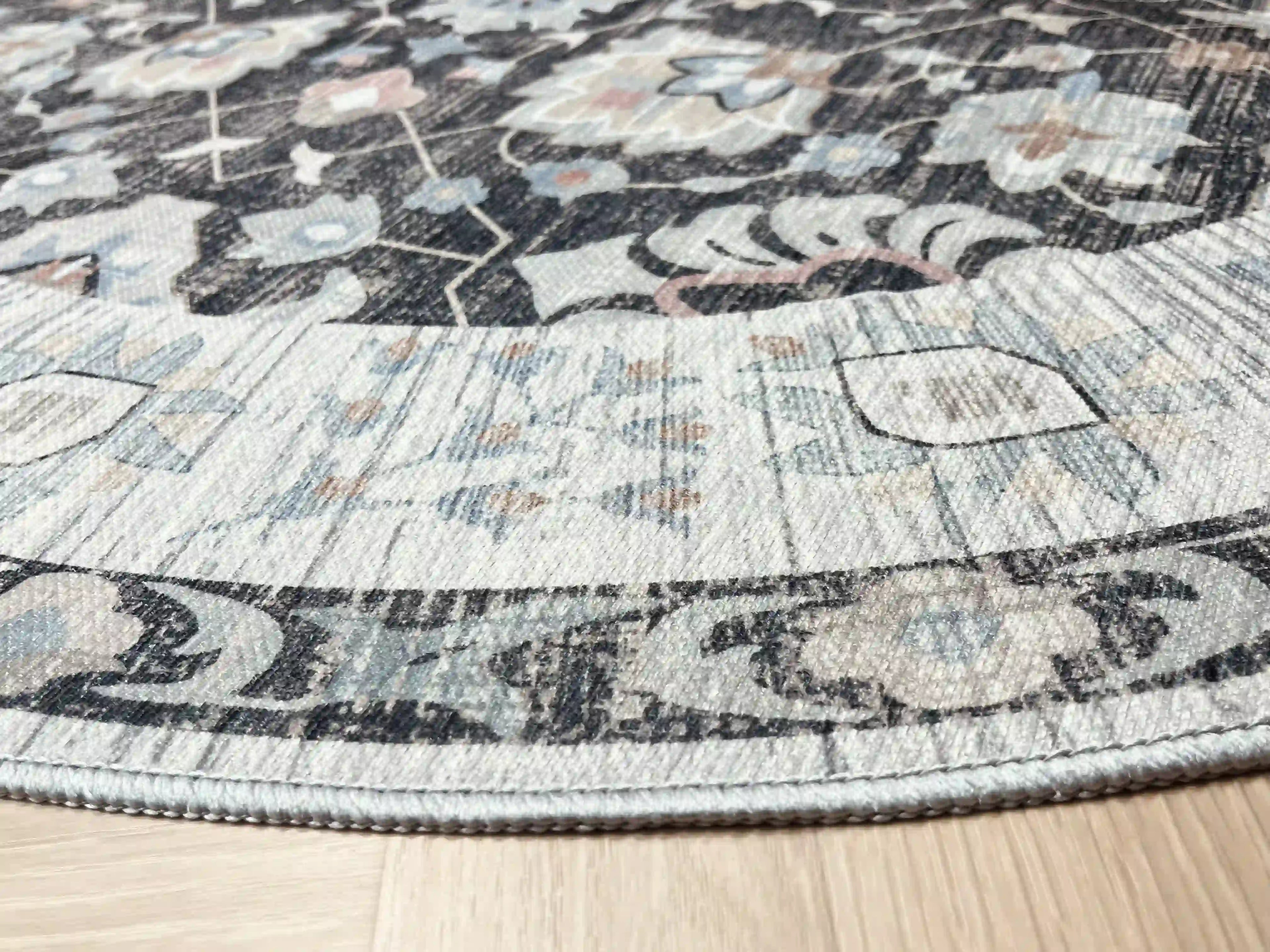 שטיח כביס עגול קייסי 702 01 | CASEY