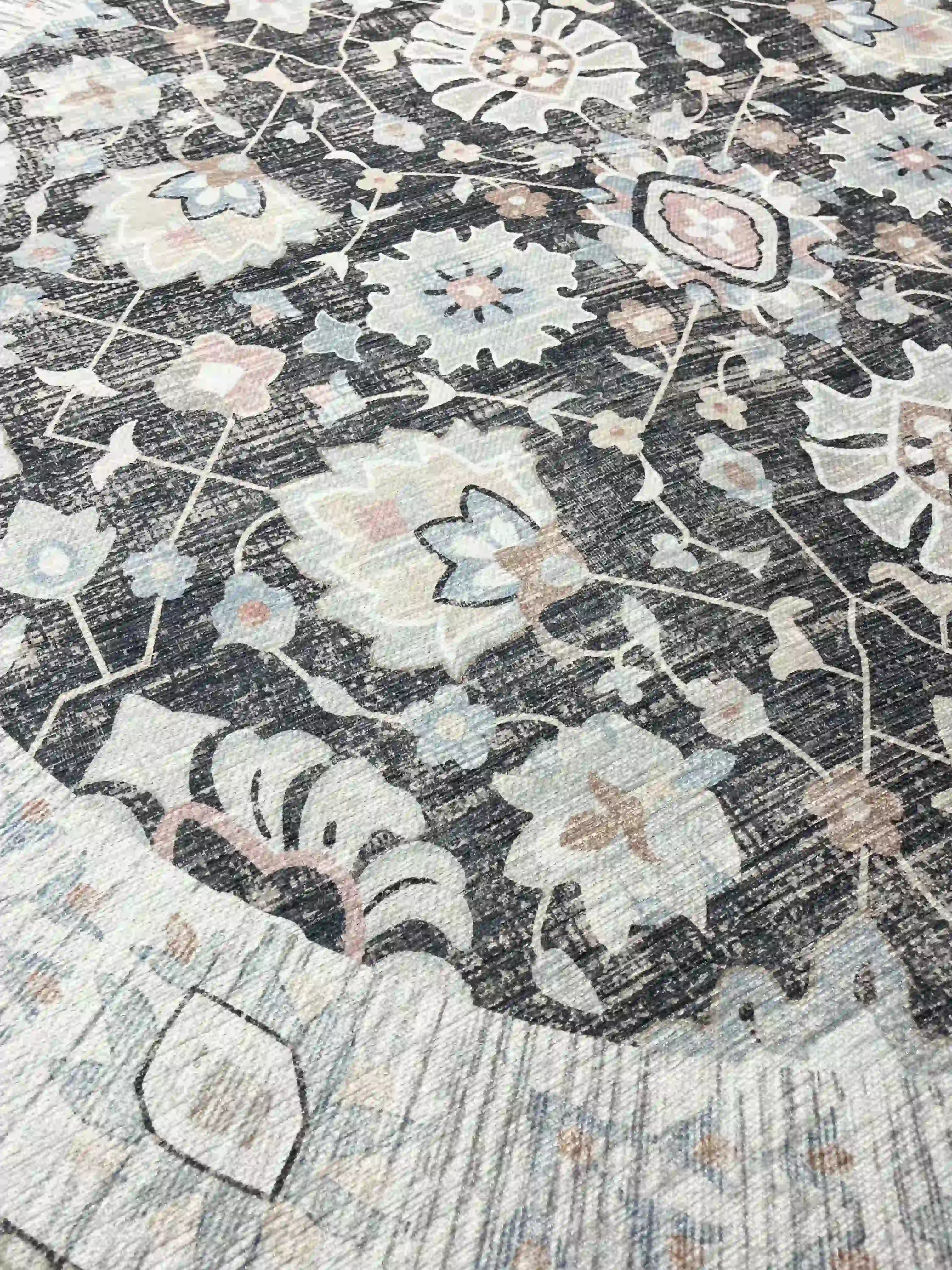 שטיח כביס עגול קייסי 702 01 | CASEY