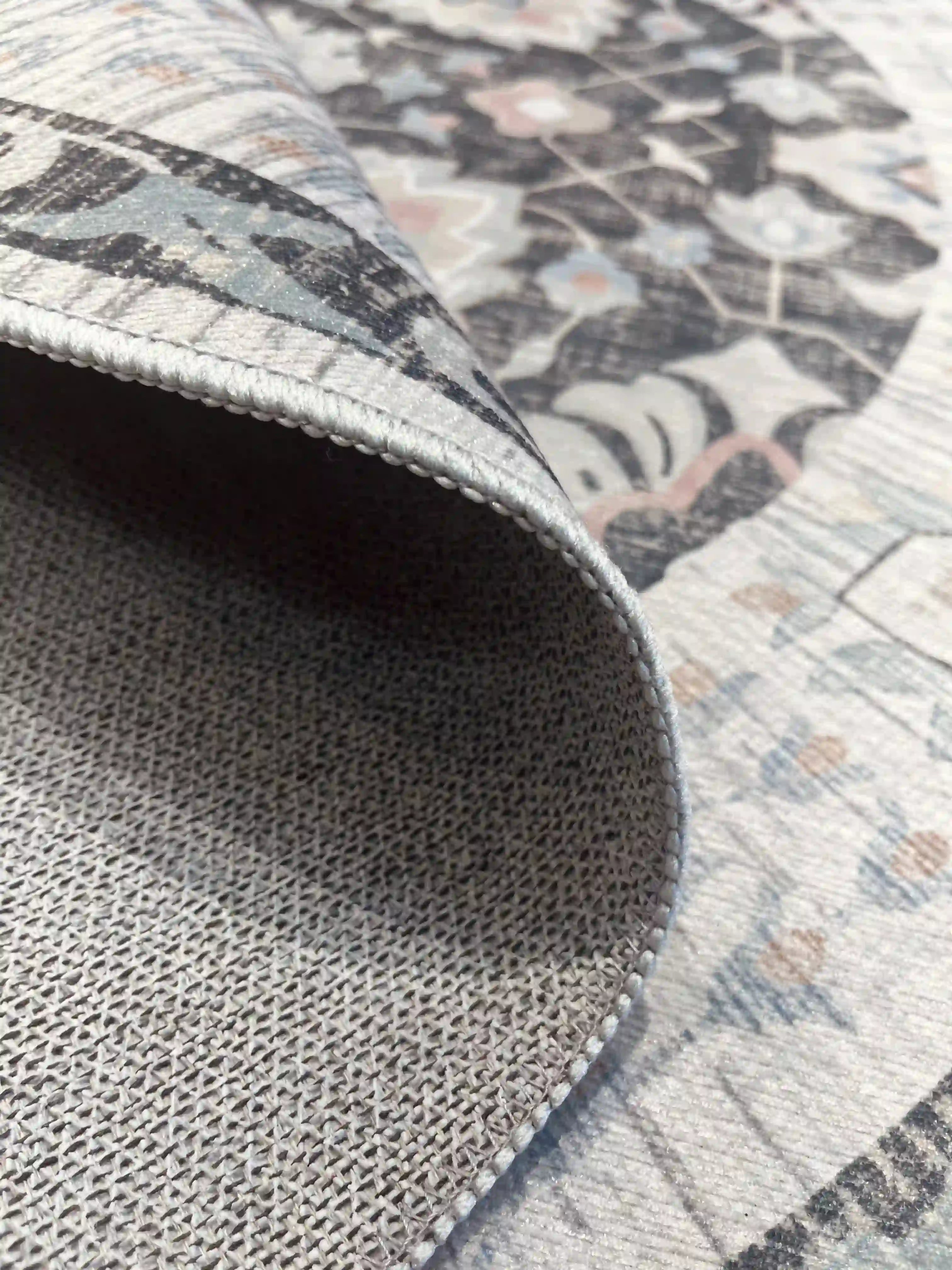 שטיח כביס עגול קייסי 702 01 | CASEY