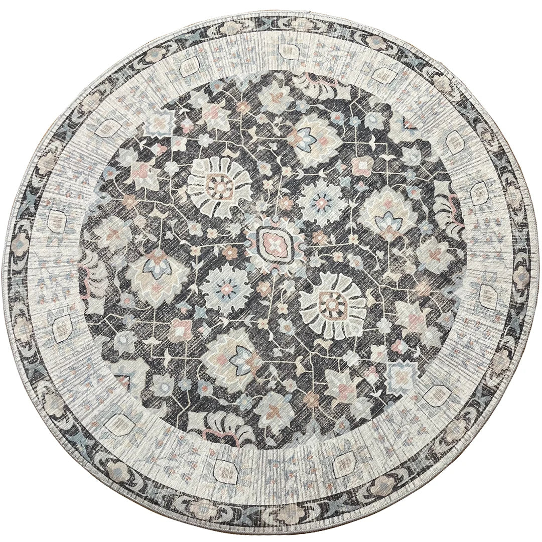 שטיח כביס עגול קייסי 702 01 | CASEY