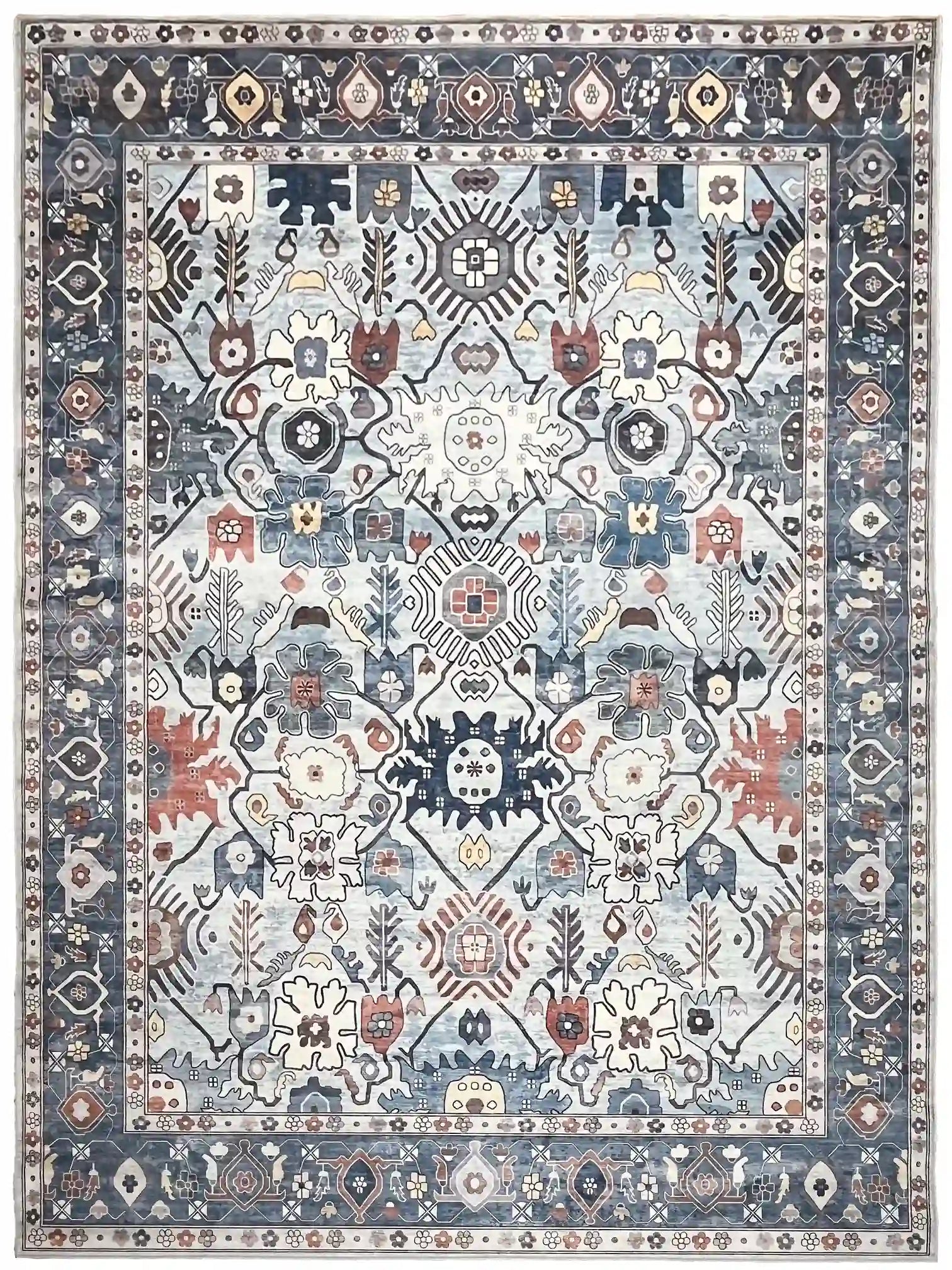 שטיח כביס קייסי 702 02 כחול | CASEY