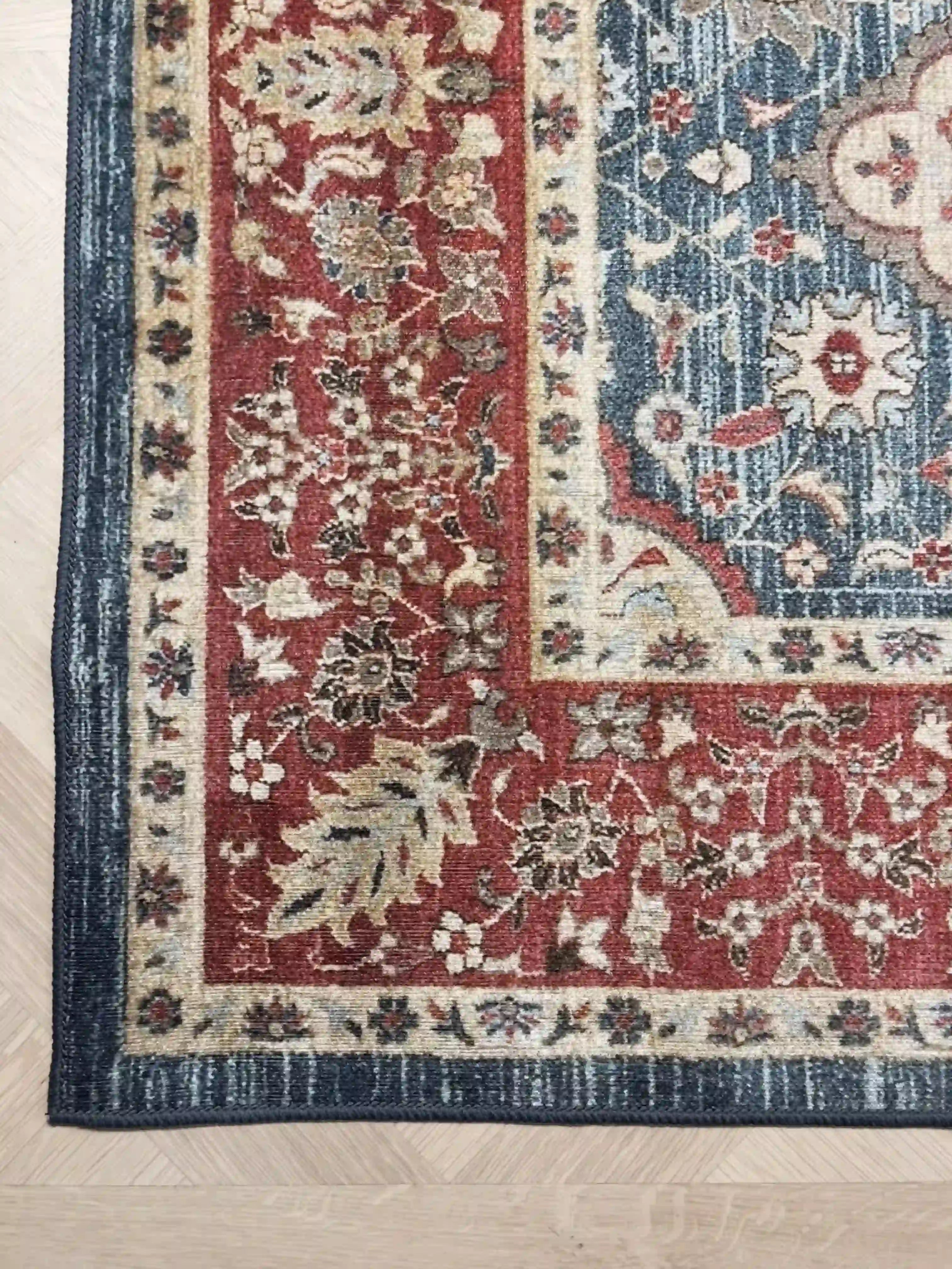 שטיח כביס קייסי 702 04 אדום/כחול | CASEY