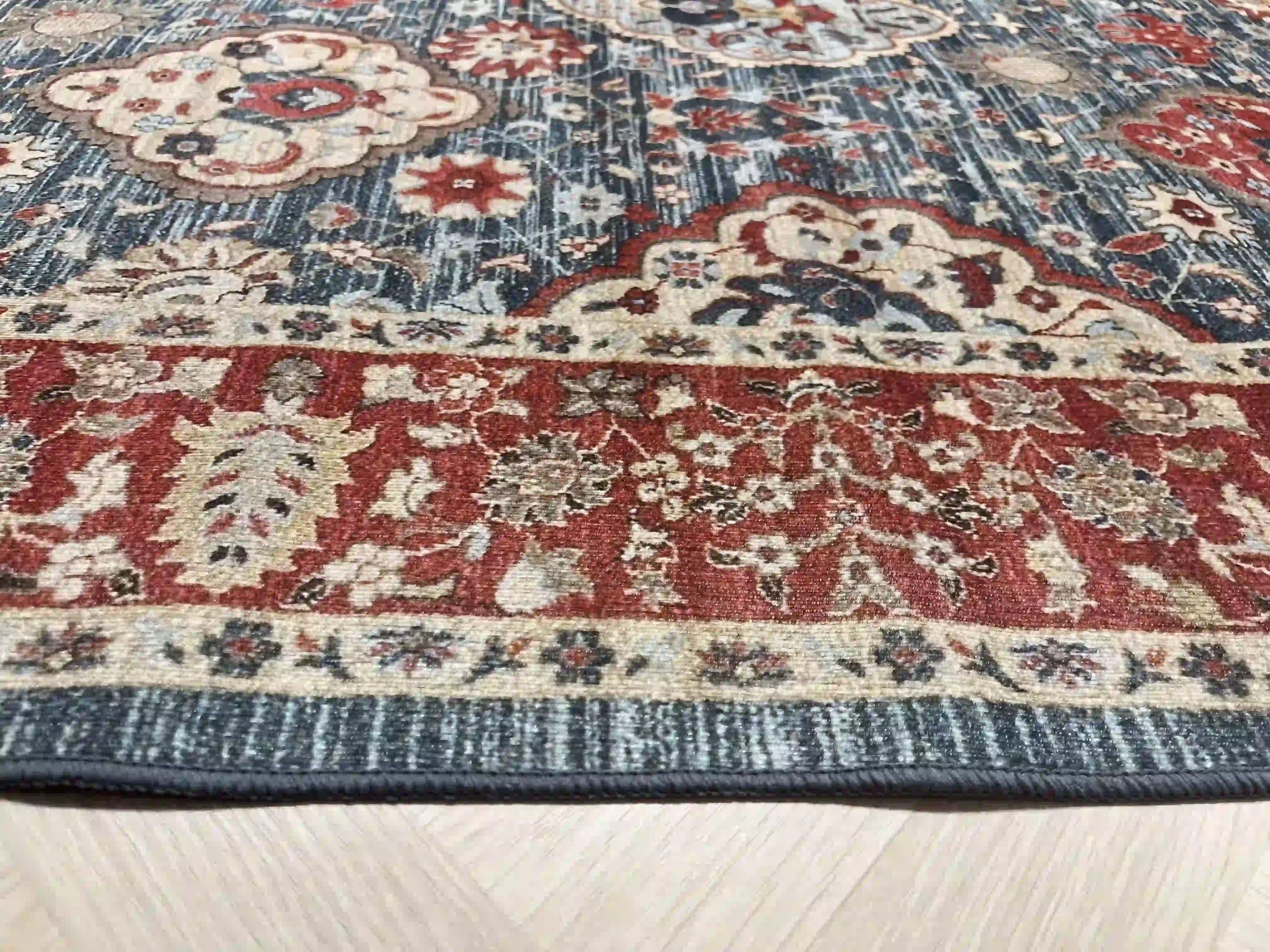 שטיח כביס קייסי 702 04 אדום/כחול | CASEY