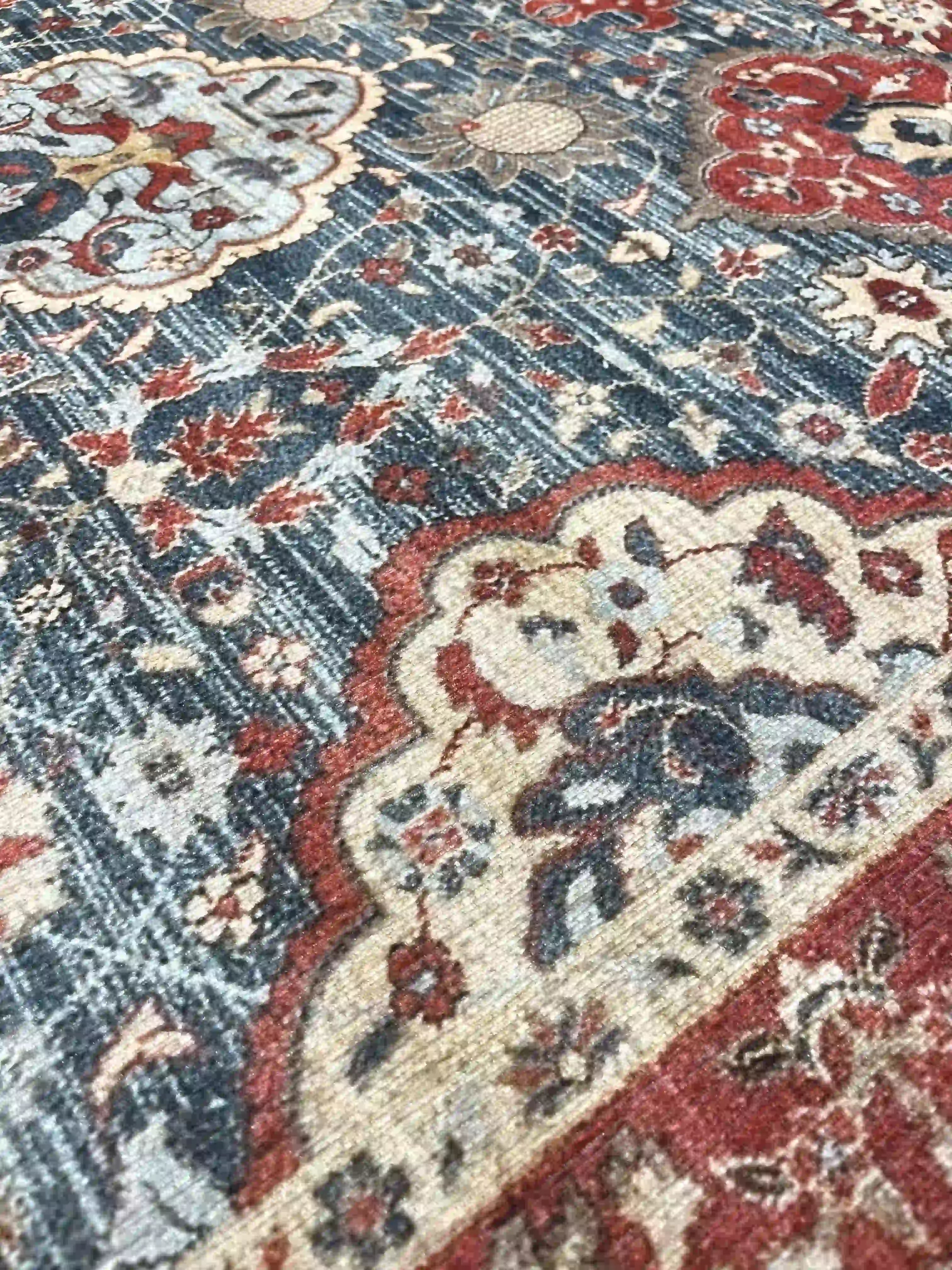 שטיח כביס קייסי 702 04 אדום/כחול | CASEY