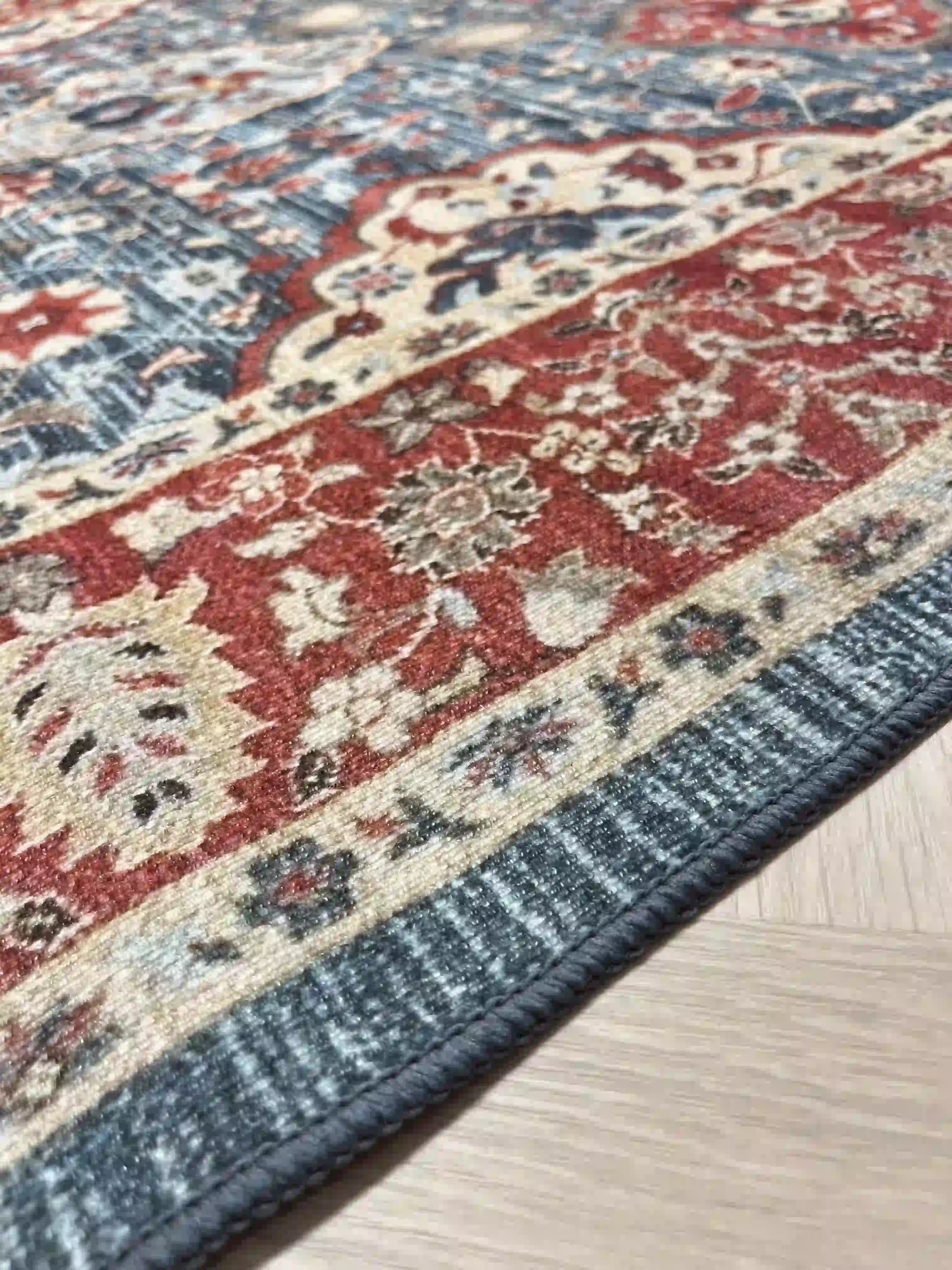 שטיח כביס קייסי 702 04 אדום/כחול | CASEY