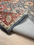 שטיח כביס קייסי 702 04 אדום/כחול | CASEY