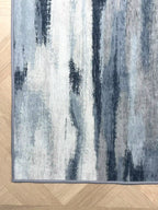 שטיח כביס אבסטרקט קייסי 702 05 כחול | CASEY