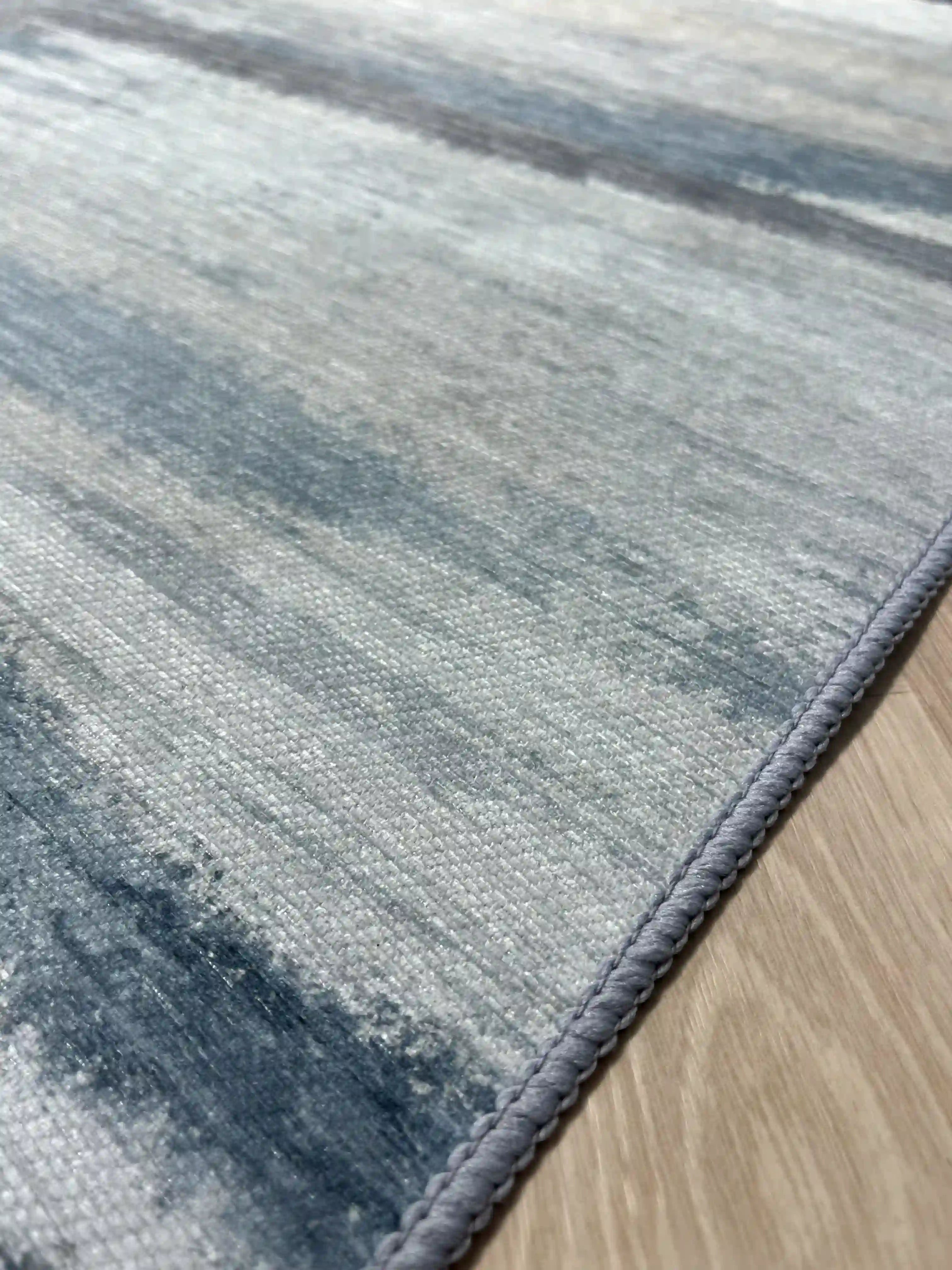 שטיח כביס אבסטרקט קייסי 702 05 כחול | CASEY