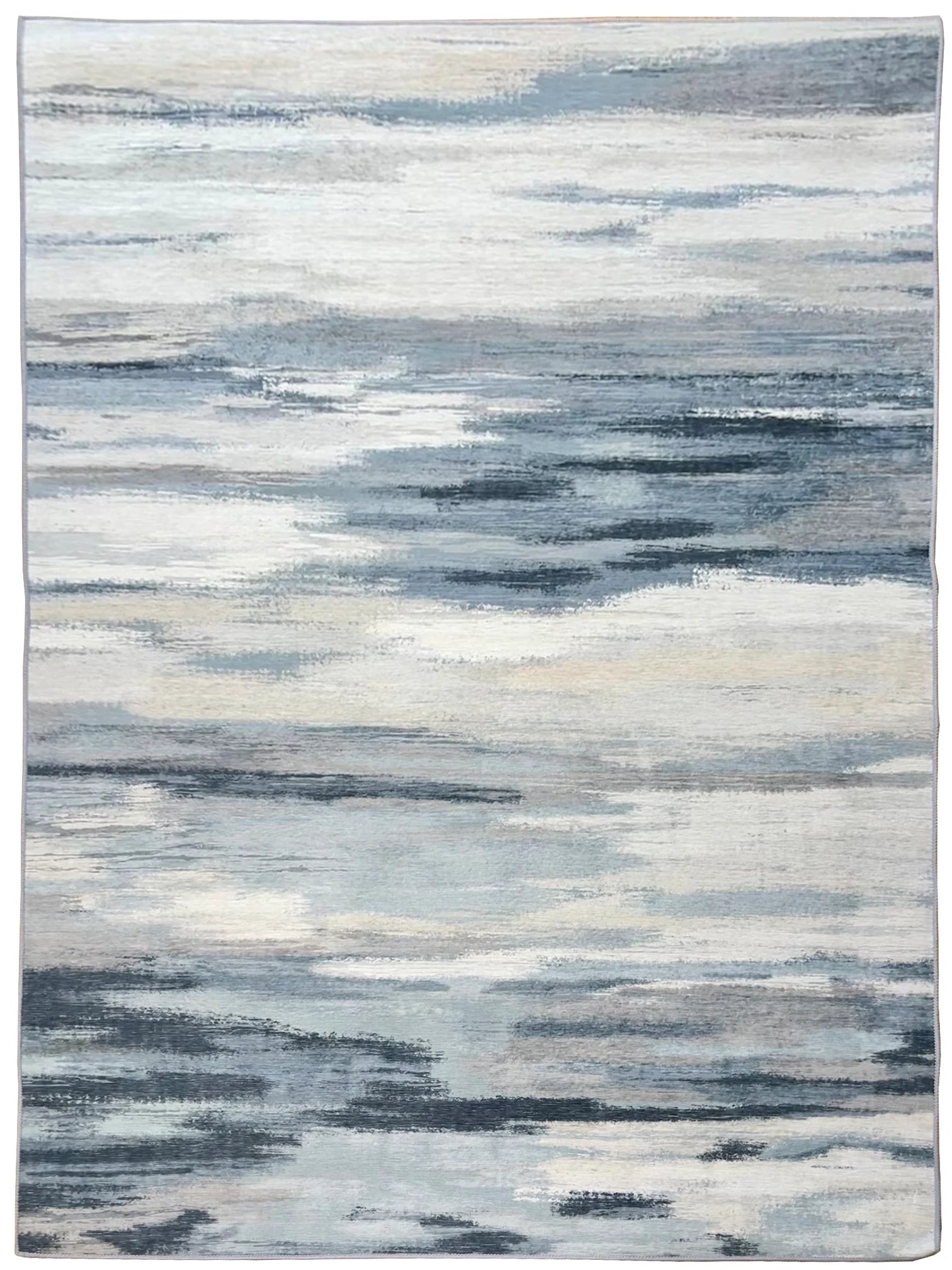 שטיח כביס אבסטרקט קייסי 702 05 כחול | CASEY