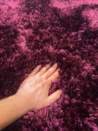 Purple shaggy carpet 750 SHAGGY