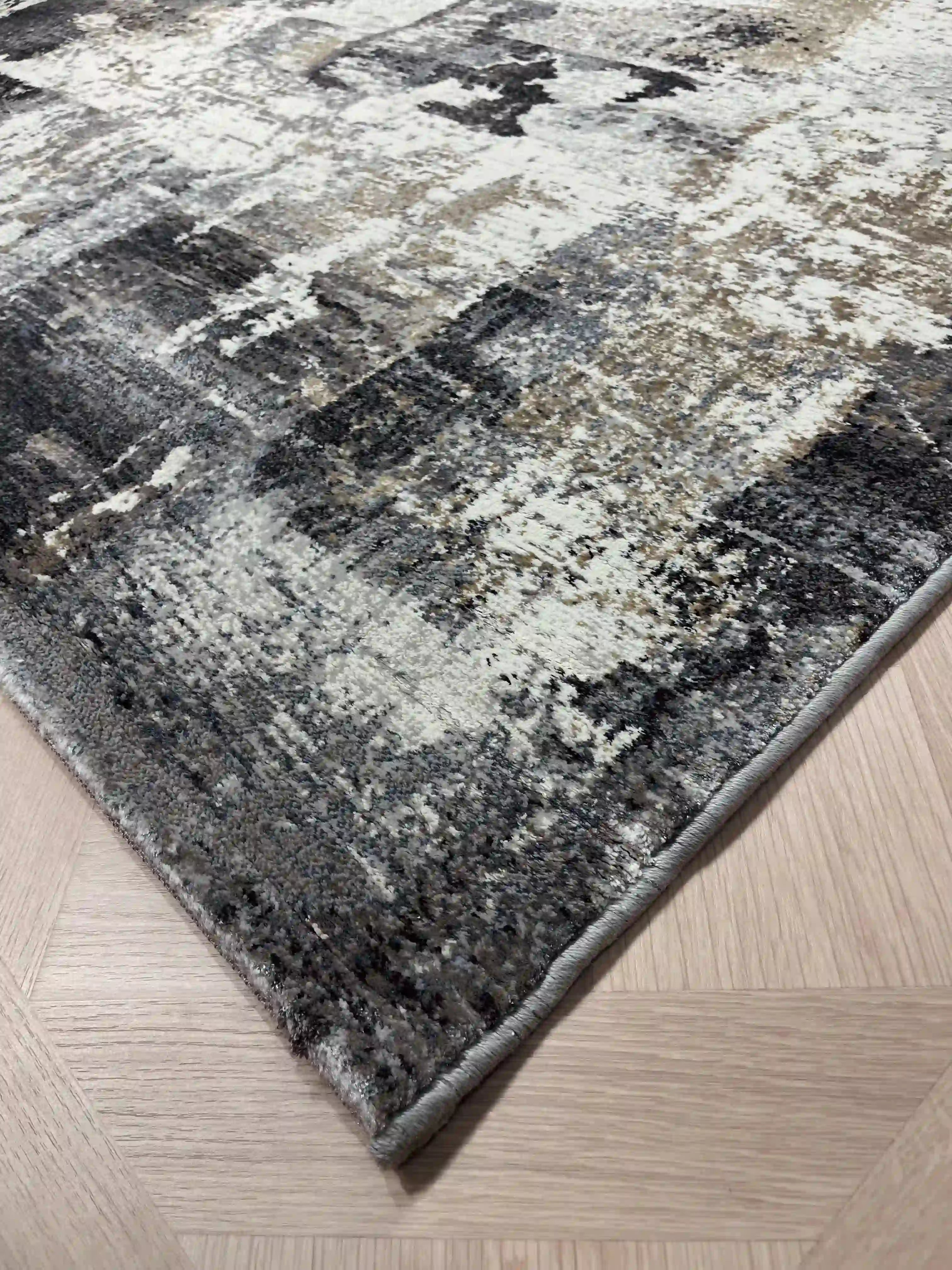 Brussels carpet beige/black 857 | BRUSSEL