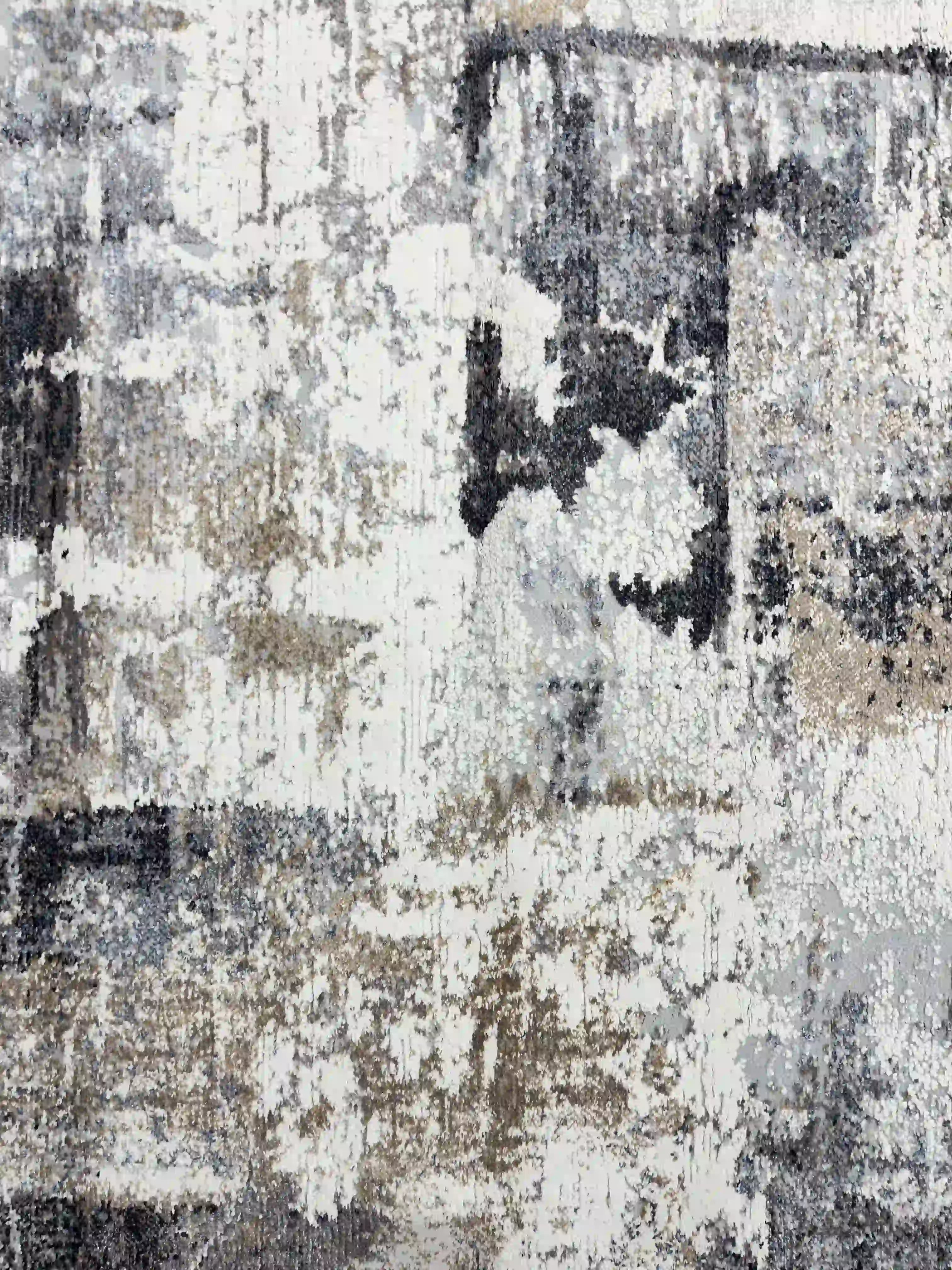 Brussels carpet beige/black 857 | BRUSSEL