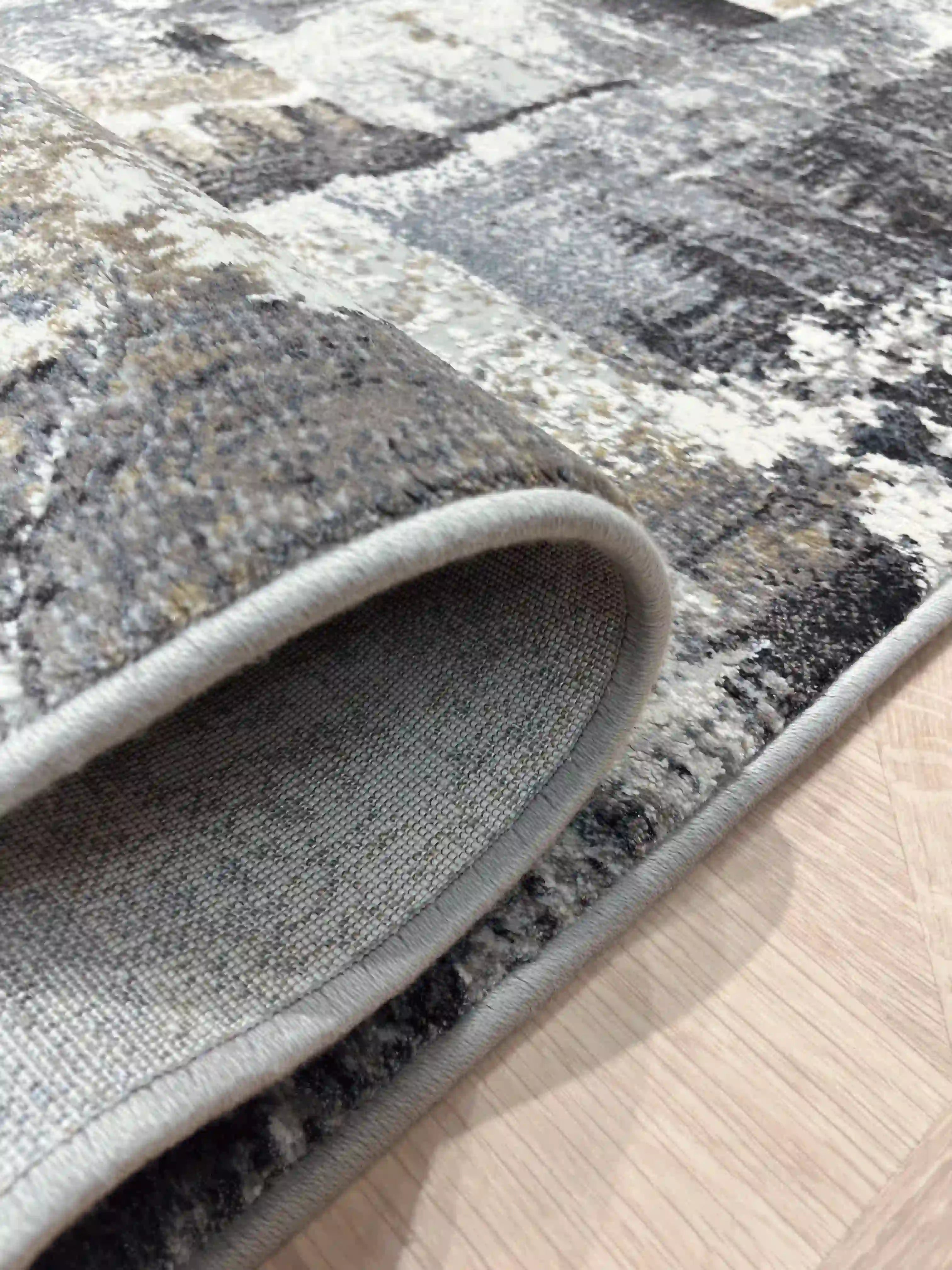 Brussels carpet beige/black 857 | BRUSSEL