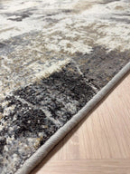 Brussels carpet beige/black 857 | BRUSSEL