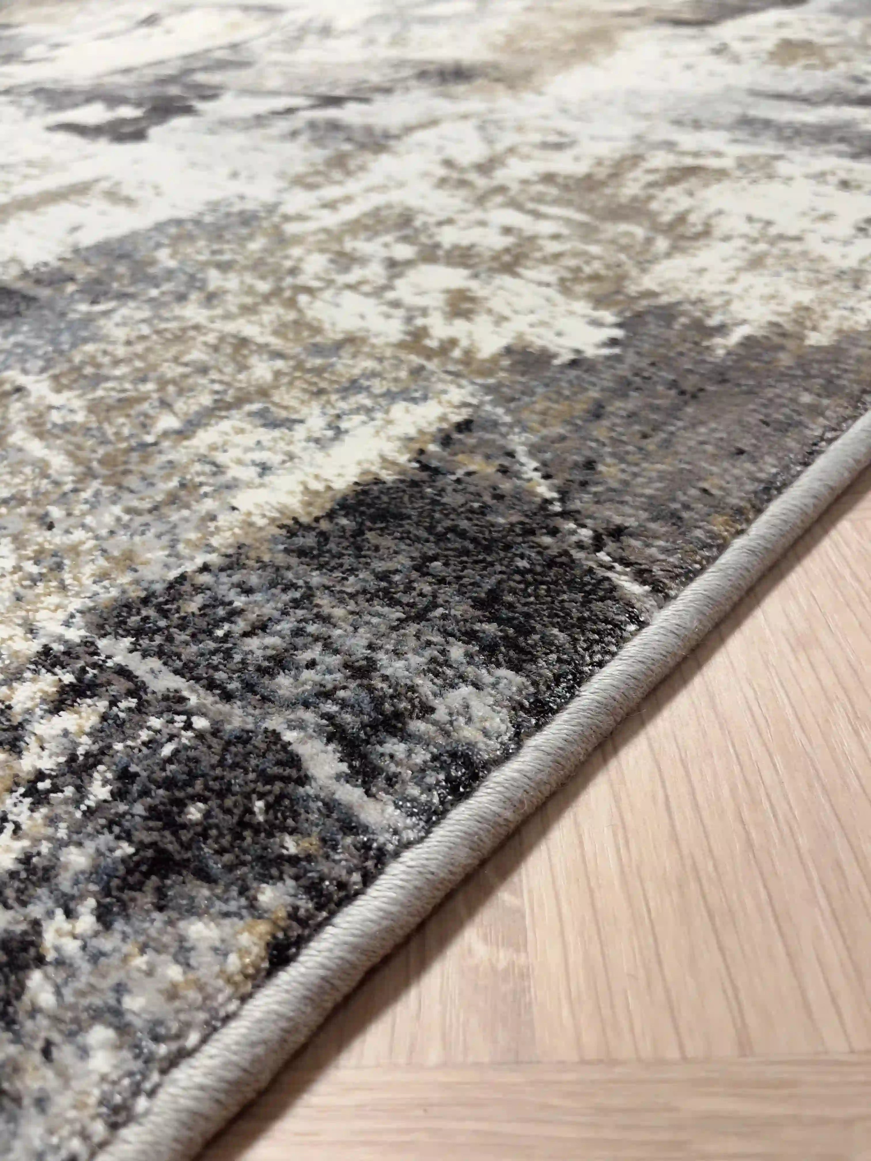 Brussels carpet beige/black 857 | BRUSSEL