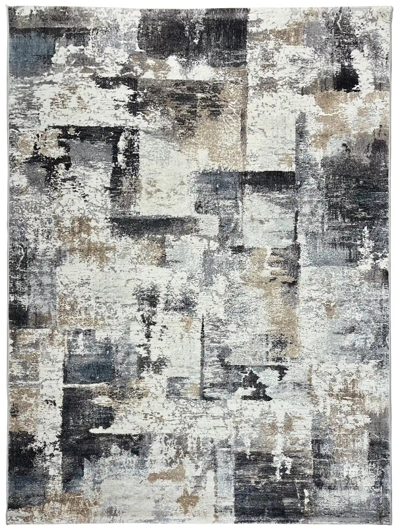 Brussels carpet beige/black 857 | BRUSSEL