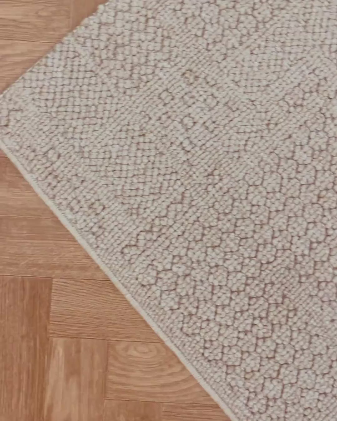 שטיח וויב לולאות 268 02 קרם | WEAVE