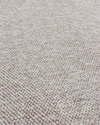 Natural light beige loop pile carpet 315 CREATION